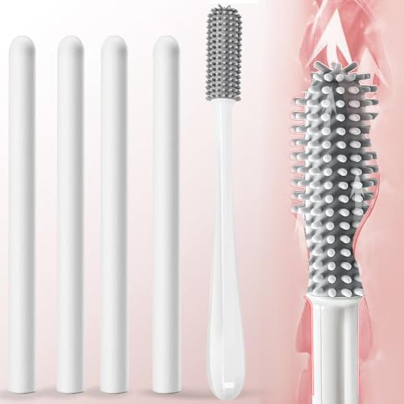 Sex Doll Cleaning Brush?Large Sex Toy Cleaner With 4 Pieces Of Diatomaceous Earth Drying Sticks, Clean Dry Deodorize Kit, Masturbation Care Kits?Toy Cleaning Kit For Adult Pocket Pussy Vagina Anal