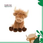 Cuddle Cub Highland Cow Plush Teddy Toy Soft Stuffed Animal Bear Cute