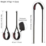 Sex Rope Adjustable Pu Leather Leg Straps Ankle Cuffs Adults Wrist Leg Spreader Bdsm Restraints Gear & Accessories Set Sex Toys Play For Couples (Red)