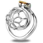 Stainless Steel Small Male Chastity Device,Men Chasity Cage,Ergonomic Design Cock Cage,Bdsm Enthusiasts?Restriction (50Mm Ring)