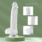Realistic Dildo,6.7 Inch Small Dildo With Suction Cup For Hands-Free Play,Adult Sex Toys For Women