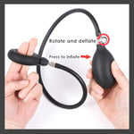 Inflatable Penis Ring, Silicone Adjustable Cock Ring Cbt Testicles Gag Erection Rings Training Bondage Increase Pleasure Sm Scrotal Restraint Scrotum Bdsm Aduly Sex Toys For Men Gay