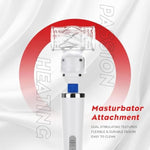 Wand Massage Vibrator Attachments Set, 6 Piece Handheld Accessories For Back Neck Leg Hand, Come With 10 Speeds Powerful Magic Massager Wand,For Home,Office Pressure Relief