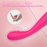 Rose Vibrator, High-Frequency G Spot Clitoris Vibrator With 5 Speeds & 10 Modes - Powerful Clitoral Stimulator, Vibrating Massager Sex Toys For Women Sexual Pleasure, Rose Toys Pink