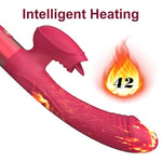 G Spot Vibrators Anal Dildo Vibrators With 10 Licking & Powerful Vibration Adult Sex Toys For Womens & Games Rechargeable Heated Rabbit Vibrators Woman Sex Toys