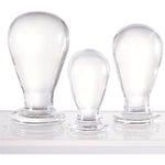 Large Size Glass Butt Plug Crystal Anal Plug Sex Toys Pleasure Bomb Plug Personal Sex Massager For Couple, 4.3 * 2.4In(L)