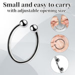 Metal Cock Ring Penis Rings 6 Piece Set Stainless Steelchastity Tightrope Locking Sperm Enhance Men’S Long-Lasting Couples Or Male Sex Toys