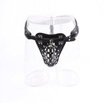 Chastity Devices For Men, Penis Cage With Chastity Key And Chastity Lock, Male Chastity Belts With Chastity Panties Bdsm Cage Sex Toys Bondage Kit, Chastity Belt Strap On Pu Leather Sm