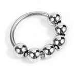 Male Penis Cock Ring Smooth Ring Delay Ring Stainless Steel Penis Ring Penis Training Chastity Device For Male Sexual Stimulation 25Mm