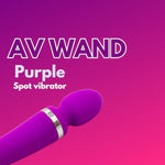 Vibrador Sexual Av Wand Purple Spot Vibrator, 20 Vibration Modes, Ipx6 Waterproof, Usb Rechargeable, 8.7 Inch