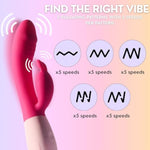 Pro Rabbit Vibrator For Women – Dual Motor G-Spot & Clitoral Stimulator, 10 Vibration Modes, Rechargeable, Body-Safe Silicone, Quiet, Waterproof (Purple)