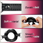 Adjustable Silicone Ball Gag for BDSM Bondage and Adult Play - Black