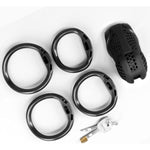 Micro Chastity Cage Small Flat Chastity Cage Sissy Chastity Device For Men Bdsm Penis Cage Sex Toys For Couples (Flat Ring,Micro)