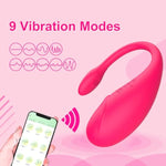 APP Remote Control Wearable Panty G-spot Vibrator, Clitoral Anal Vaginal Sperm Stimulator, Adult Sex Toys Glans Styling Egg Mini Vibrator, 9 Vibrations for Couples in Long Distance Relationships
