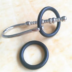 Smooth Metal Male Masturbation Stimulation Multi Beads Urethral Plug Restraint Silicone Penis Ring Male Exercise Urethral Sound Urethral Sex Toy