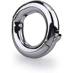 Stainless Steel Men'S Metal Penis Ring With Delayed Ejaculation And Adjustable Penis Weight Physical Training Ring, Sizes 40-50Mm, 30-40Mm