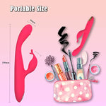 G-Spot Rabbit Vibrator, High Frequency Finger Clitoris Vaginal Nipple Stimulator Massager With 10 Intense Vibration Modes