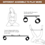 Bdsm Spreader Bar Couples Sex Toys, Bondage Restraints With Adjustable Handcuffs, Adjustable Bdsm Sex Bar Toys Detachable, Bondage Set Adult Sex Toy For Couple