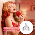 Double Tongue Licking Vibrator For Women - 10 Licking & 10 Vibration Modes, G-Spot Clit Stimulator, Rose Sex Toys With Ipx7 Waterproof, Abs+Silicone, Quiet Adult Toy For Couples Games