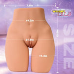 7.2Lb Sex Doll Torso For Men, Male Sex Dolls With Poseable Legs, Realistic Pocket Pussy Ass Stroker With 3D Textured Deep Vagina And Tight Anus, Adult Toys Male Masturbator For Men Masturbation