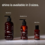 Shine Silicone Travel Set - Long-Lasting, Non-Sticky Silicone Lube - Hypoallergenic + Fragrance-Free Personal Lube For Women, Men And Couples - Safe For Use With All Condoms (8 Fl Oz & 2 Fl Oz)