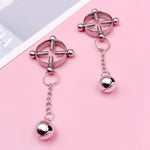 Nipple Clamps Exotics Nipple Grips Non Pierced Weight Nipple Rings Adjustable Metal Nipple Clamps Nipple Clip With Bell For Women Men Sex Pleasure Toy