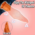 Realistic Hand Shaped Anal Plug And Dildo With Suction Cup, Soft Liquid Silicone Butt Plug Analdildos G-Spot Masturbator Perfect For Beginners And Advanced Users (Medium)