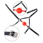 Bondage Head Bdsm Mouth Gag Mask Sex Ties Sm For Women Mouth Ball Gag Extreme Sm Bondage Breathing Mouth Head Harness With Big Fetish Gag Ball Bondage Restraint System Sex Toy