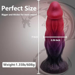 Realistic Monster Dragon Fantasy Dildo For Women, 9 Inch Thick Dildo With Strong Suction Cup For Hands-Free Play, Liquid Silicone Anal Plug Prostate Massager Adult Sex Toys For Men & Women