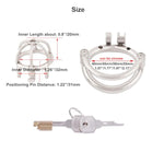 Male Small Chastity Device Cages Prevent Escape Design Closed Ring Cock Cage Adult Game Sex Toy B640 40Mm