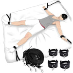 Sex Bondage Restraints Bdsm Toys Sm Bondage Set Bed Restraints Kit With Plush Handcuffs Ankle Restraint Fetish Bdsm Toys Extreme Slave Erotic Restraint Set For Lovers, Beginners & Experienced Couples