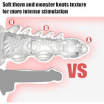 Knot Dildo,Monster Dildo 7.6 In Clear Dildo With Strong Suction Cup,Dog Dildo Adult Sex Toys For Women Men And Couples
