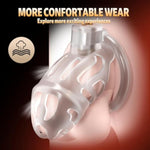 Chastity Cage Male Sex Toys - Chastity Device Locked With 3 Sizes Ring Cock Cage For Men Penis Exercise Bondage Gear & Accessories Adult Sex Toys & Games For Men