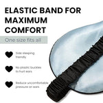 Panda Satin Sleep Eye Mask for Women, Cute Blackout Travel Blindfold