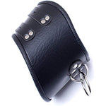 Bdsm Collar Leather Choker,O Ring Locking Collars,Adult Restraint Neck Collar Bondage Harness Necklace For Sex Play (Black1)