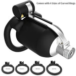 Male Bdsm 3D Cock Cage Set With 4 Cock Rings Stainless Steel Urethral Plug Dilator, Barbed Inside Cage Spikes, Cbt Chastity Cage Belt Men Abstinence Penis Bondage Sm Extreme Fetish Sex Toy