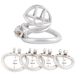 Ergonomic Design Chastity Device Male Virginity Lock Chastity Belt Adult Game Sex Toy S145 (1.77 Inch / 45Mm)