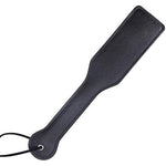 Faux Leather Slut Spanking Paddle For Sex Play, 12.8Inch Total Length Paddle For Adults, Black