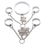 5 Piece Large Stainless Steel Shackle Set