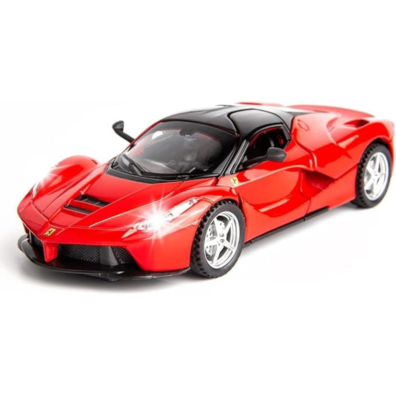 1/32 Ferrari Race Model Car And Laferrari Toy Car, Pull Back Vehicle Alloy