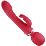 Vibrator Dildo Rabbit Sex Toys G Spot Vibrator Massager For Women, Anal Adult Vibrators Dildos With 10 Powerful Vibrating Modes, Wand Massager Soft Silicone For Couple, Adult Product