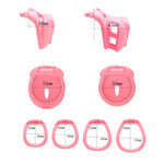 Chastity Cage Sissy Lock With 4 Size Rings Breathable Resin Cock Lage Sm Bondage Gear 3D Printing Adult Wearable Devices For Men (S)