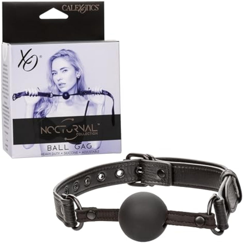 Nocturnal Collection Silicone Ball Mouth Gag, Fully Adjustable With Secure Clousure, Perfect Bondage Gear & Accessories And Bdsm Toys - Se-2678-05-3
