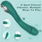 G Spot Vibrator Dildo Womens Sex Toys -10 Vibrations Modes & Click Super Mode Nipple Anal Vibrators, G Spot Clitoral Stimulation Adult Sex Toys, Female Sex Games Toy For Sexual Pleasure (Green)