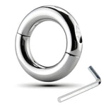 Metal Stainless Steel Penis Ring For Men Metal Cock Rings For Erectionenhancing Sex Toy Couple‘ S Bondage Delay Control Male Stimulator-50Mm