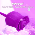 Rose Toys Clitoral Vibrator for Women, Clitoral Nipple Clit Sucker with 10 Sucking Vibrator, Rose Sex Toy Clitoral Anal G Spot Rose Sex Stimulator, Vibrating Adult Sex Toy