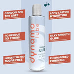 Dynamo Lube Water Based Formula 8.5Oz - Water-Based Personal Lubricant, Lube For Men, Women, And Couples, Non-Staining