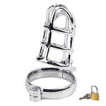 Silicone Realistic Dildo Gag With Ball And Male Chastity Cage Sex Toys For Bondage Bdsm Play