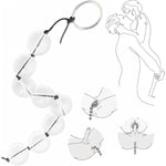 Vagina Plug Butt Plug Anal Plug For Anal Sex Glass Anal Trainer Toy Anal Beads Prostate Massager With Ring For Men Women Anal Sex Toys (Xl)