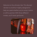 Bullet Vibrator - 5 Vibration Intensities & Pulsing Mode - Portable Vibrator - Usb-Rechargeable, Waterproof Silicone - Discreet & Travel-Friendly